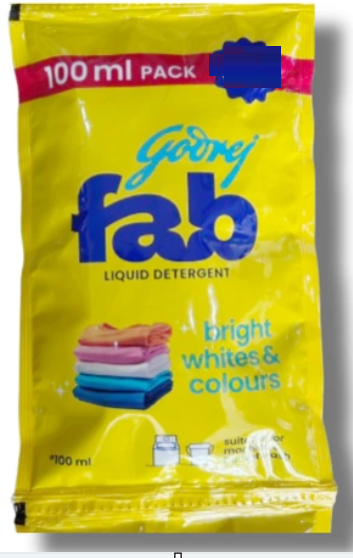 Fab Liquid Detergent  Sachet
